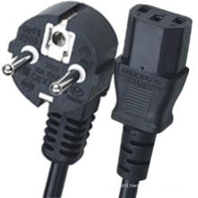 One stop manufactuer 90 degree power cord with worldwide certificates power cords extesion cords VDE /UC/SAA/KC/IMQ